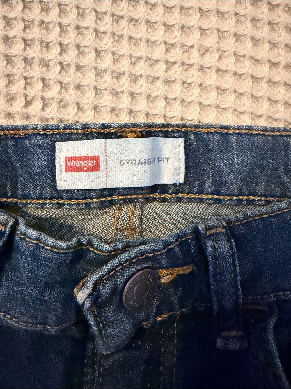 Wrangler Youth Dark Blue Straight Leg Jeans